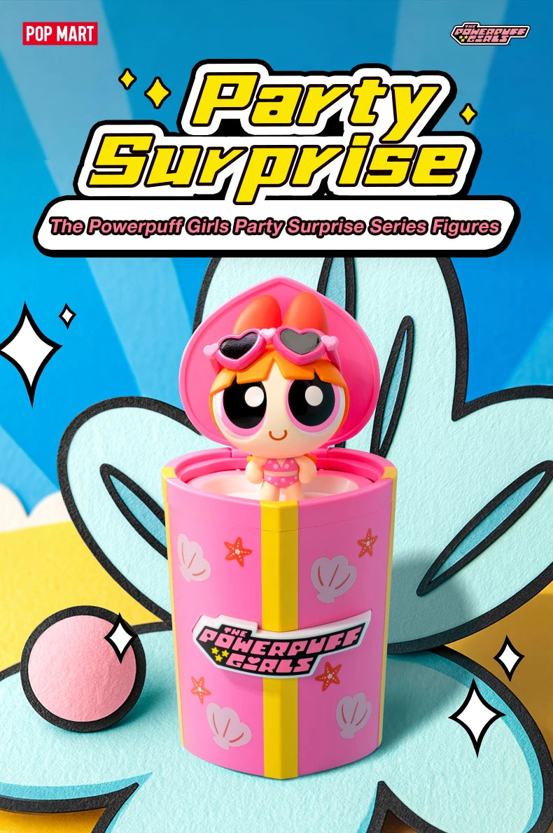 POP MART The Powerpuff Girls Party Surprise Blind Box Figures