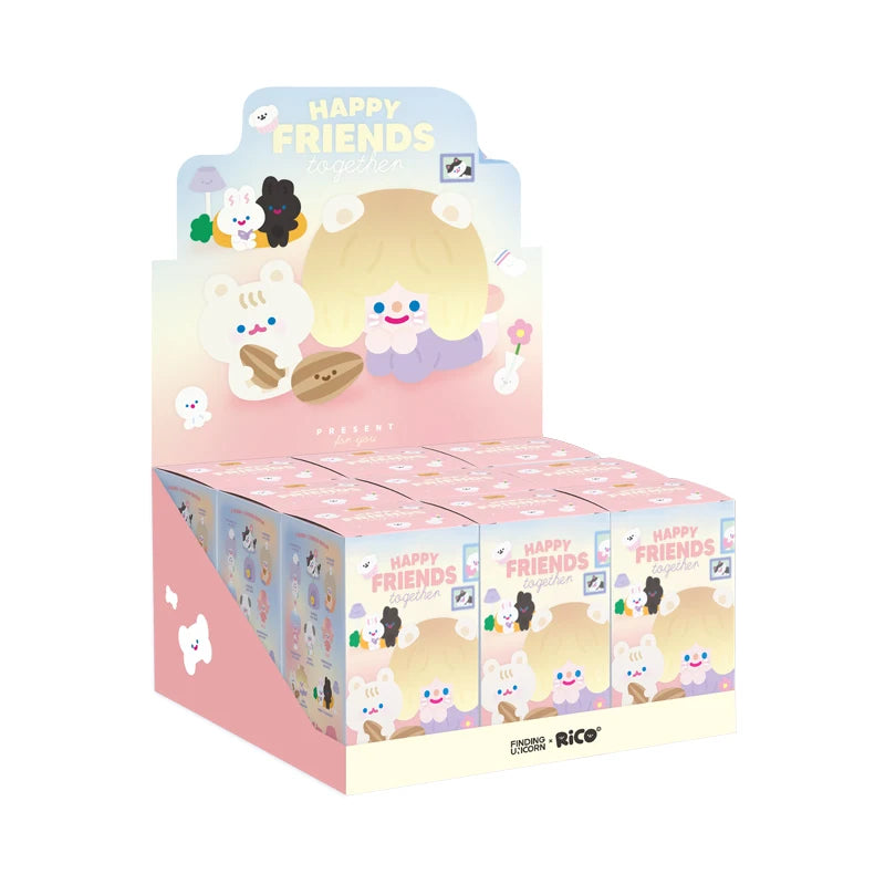 Finding Unicorn RiCO Happy Friends Together Series Blind Box – Collectible Mystery Figures