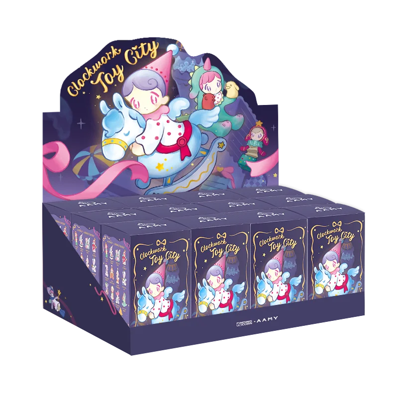 Finding Unicorn AAMY Clockwork Toy City Series Blind Box Collectible Figures