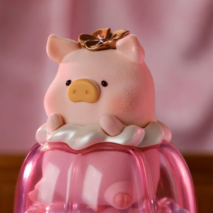 52TOYS LuLu The Piggy Princess of Jelly, Collectible Action Figure,Height: 4.13inch/10.5cm