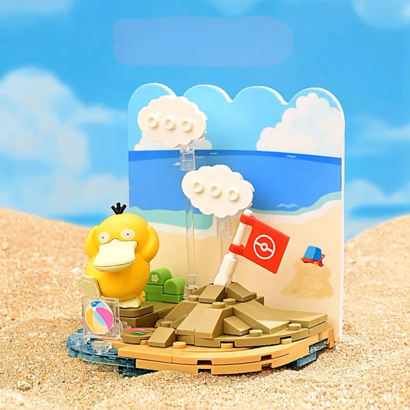 KEEPPLEY Pokémon Street Series Building Blocks Pikachu Eevee Psyduck