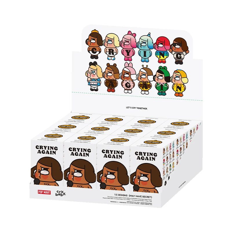 POP MART CRYBABY Crying Again Series Blind Box Figures