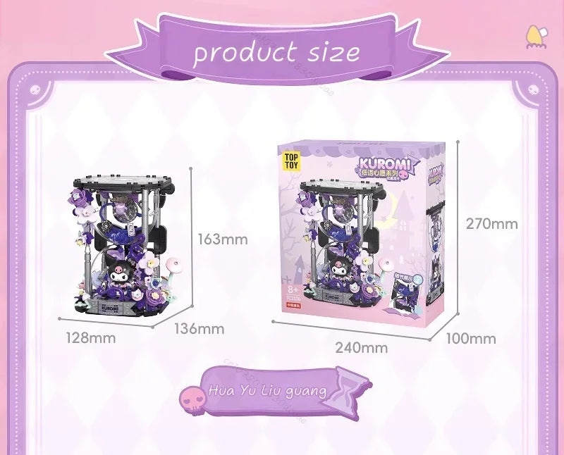 TOPTOY Sanrio Kuromi Whispering Wishes Micro Building Blocks