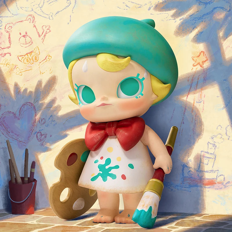 POP MART Baby Molly Future Painter Collectible Figure