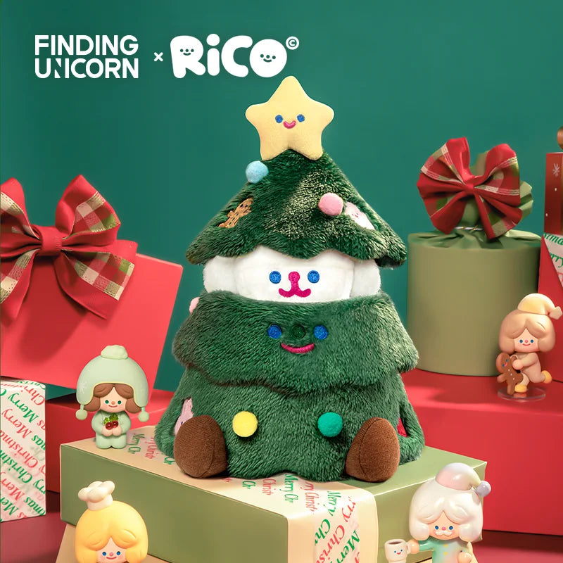 Finding Unicorn RiCO Christmas Tree Plush Figure – Holiday Decoration Collectible