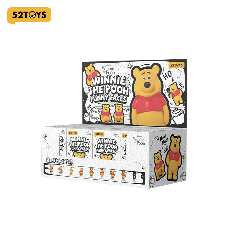 52TOYS Disney Funny Faces Winnie the Pooh Series Blind Box Mystery Figures