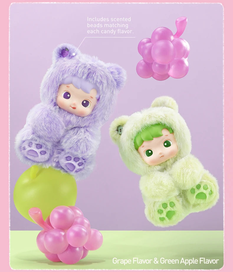 POP MART HACIPUPU Gummy Bear Series Blind Box Plush Pendant