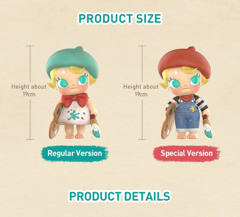 POP MART Baby Molly Future Painter Collectible Figure