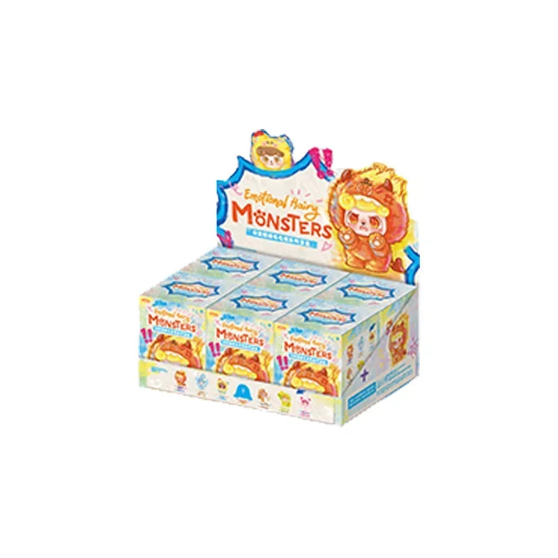 JOTOYS Q.KID Emotional Hairy Monsters Series Blind Box Collectible Figures
