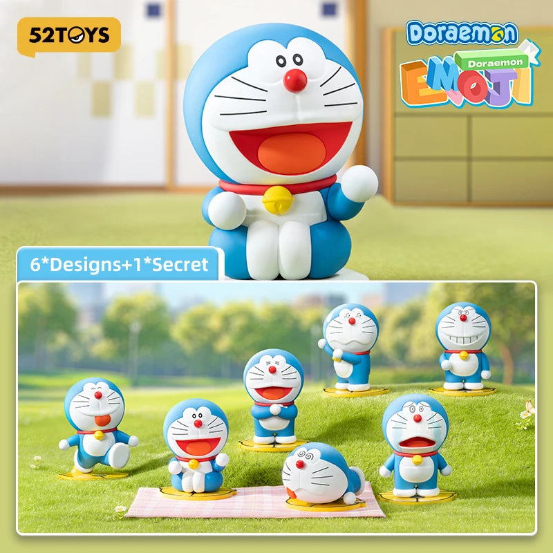 52TOYS Doraemon Emoji Series Blind Box Mystery Collectible Figure
