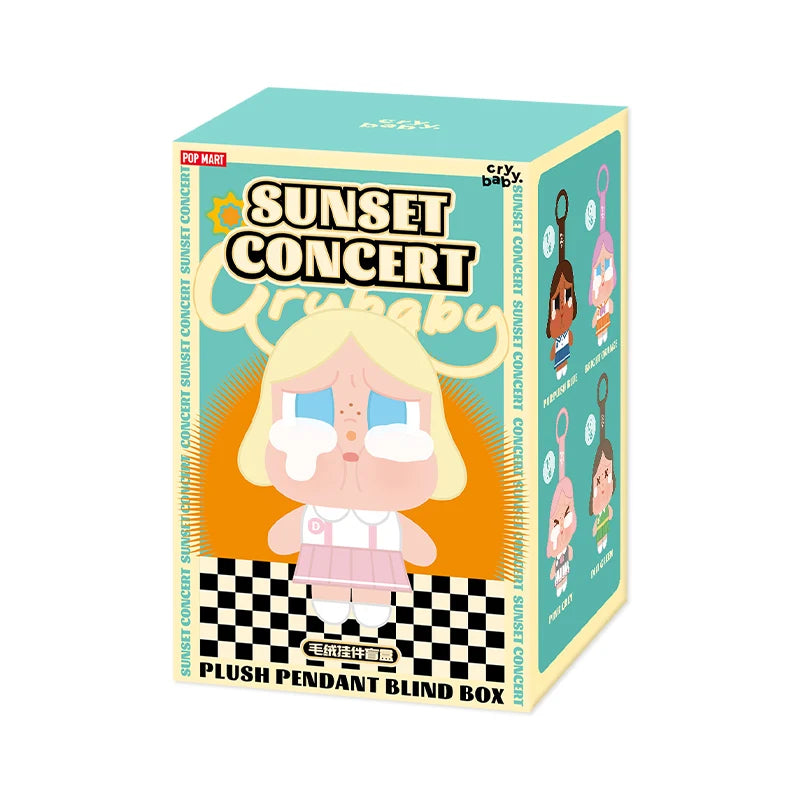 POP MART CRYBABY Sunset Concert Series Plush Pendant Blind Box