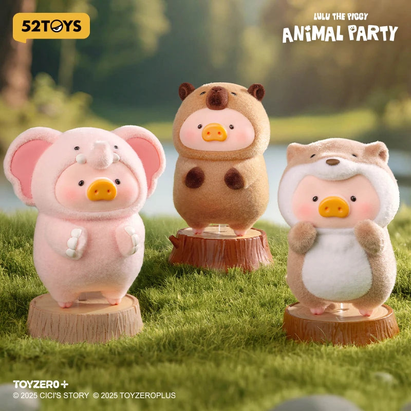 52TOYS Lulu The Piggy Animal Party Blind Box Collectible Figure
