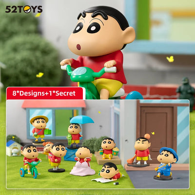 52TOYS 52TOYS Crayon Shin-chan Daily Life Series 3 Blind Box Mystery Collectible Figure blind box vinyl figure, sealed myster