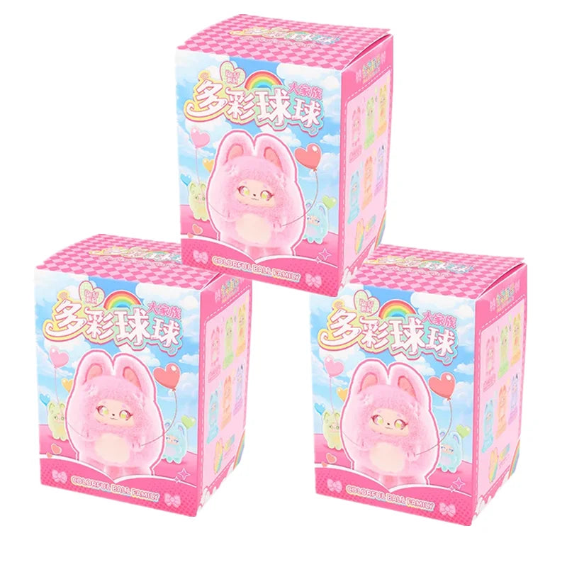 Puff Bubble Colourful Ball Blind Box Mystery Collectible Plush