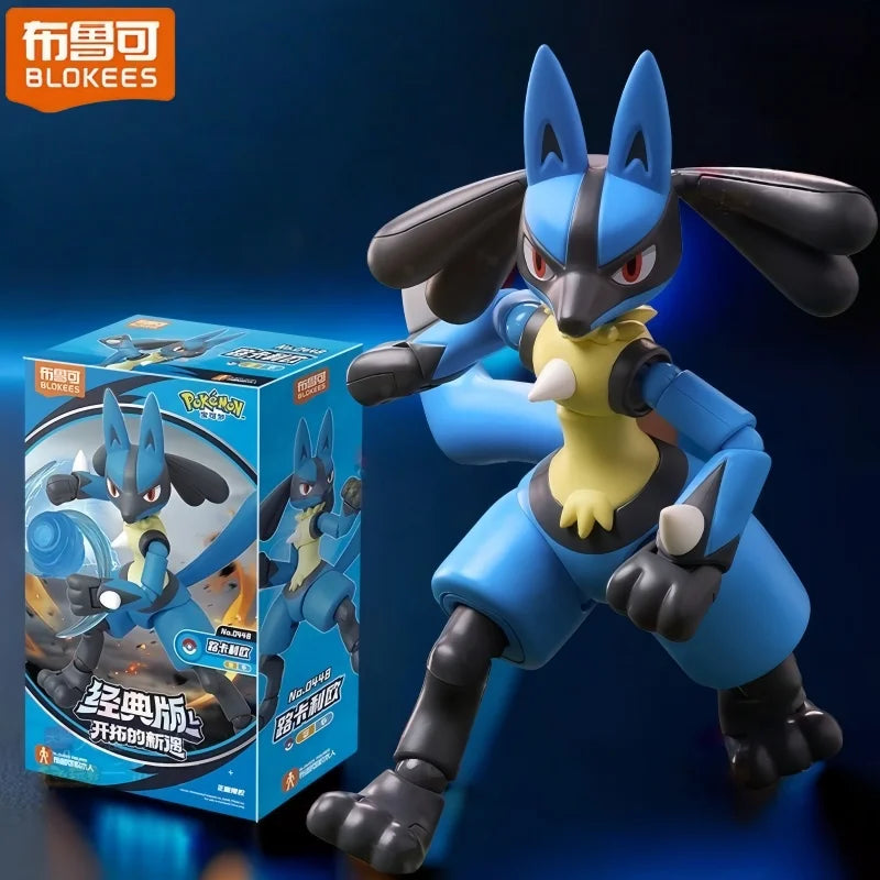 BLOKEES Pokémon Lucario Micro Building Blocks
