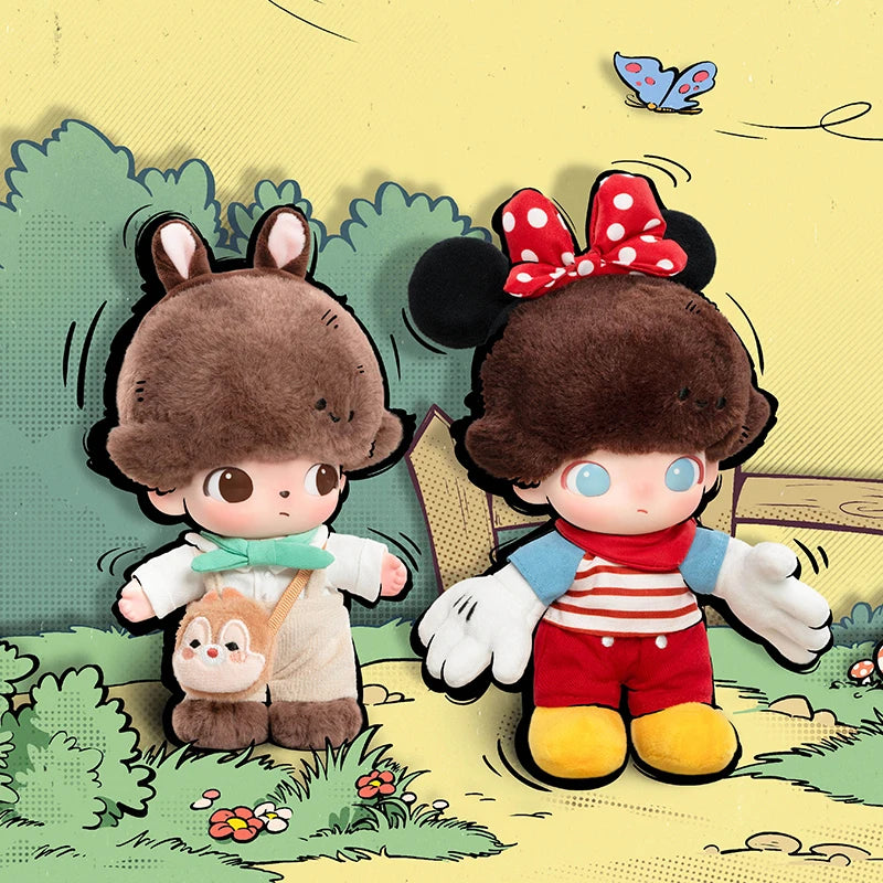 POP MART DIMOO WORLD × DISNEY Series Vinyl Plush Keychain Blind Box