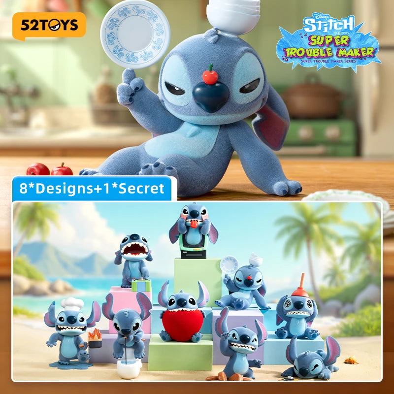 52TOYS Disney Stitch Super Trouble Maker Blind Box Figures