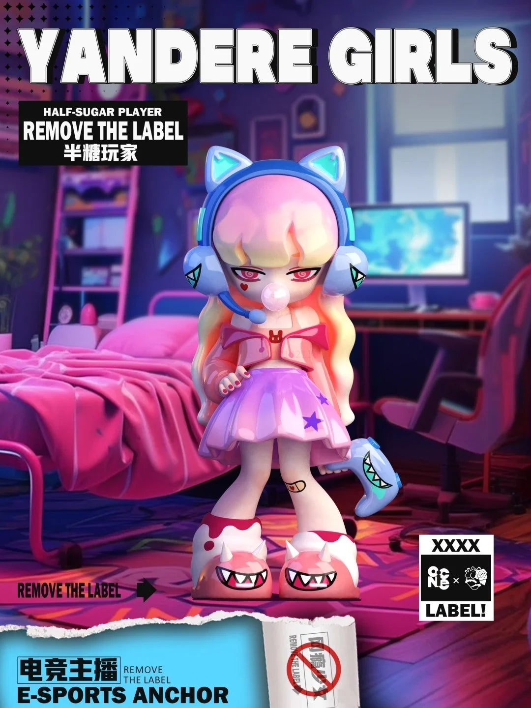 Yandere Girl Remove The Label Series Blind Box Anime Figures