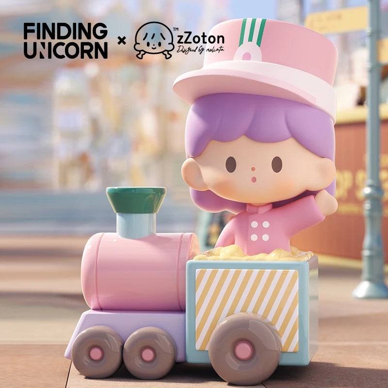 F.UN zZoton Treasure Land Series Blind Box zhuodawang Kawaii Action Figures Mystery Christmas Gift Kid Toy