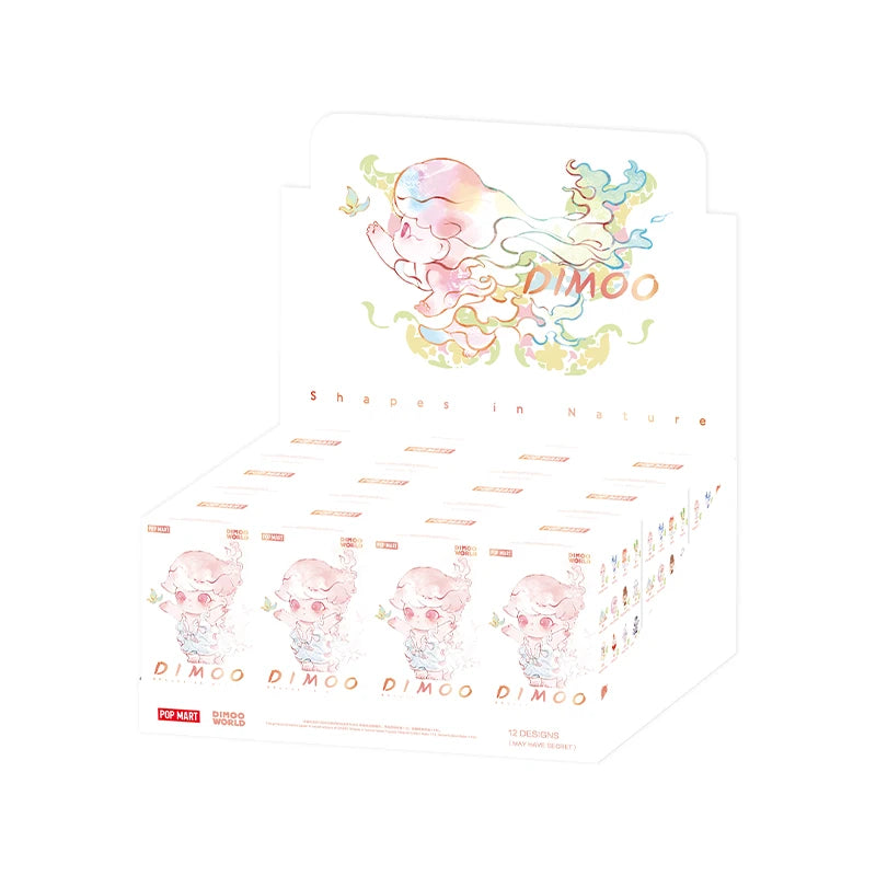 Sticker sheet with a colorful octopus design and 'DIMOO' branding on a white background.