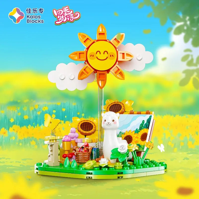 Cute Pet Paradise Four Seasons Story Series Building Blocks