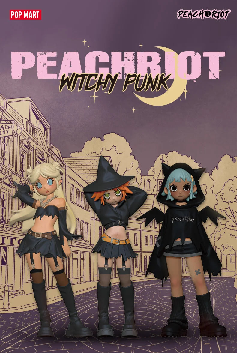 POP MART Peach Riot Witchy Punk Figures 100%
