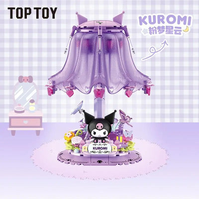 TOPTOY Sanrio Kuromi & My Melody Powder Dream Home Micro Building Blocks