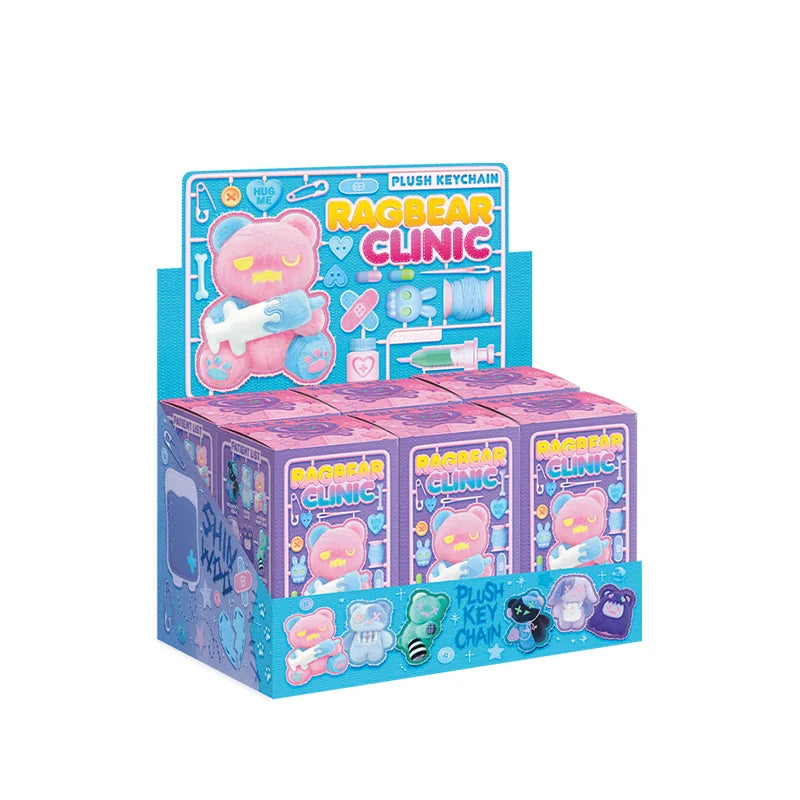ShinWoo x Finding Unicorn Ragbear Clinic Series Plush Blind Box – Collectible Mystery Bears