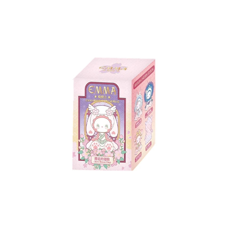 Cartoon character figurine packaging with 'Emma' on a white background