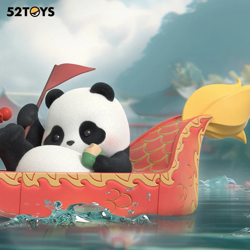 52TOYS Panda Roll Dragon Boat Racing Series Blind Box Collectible Toy