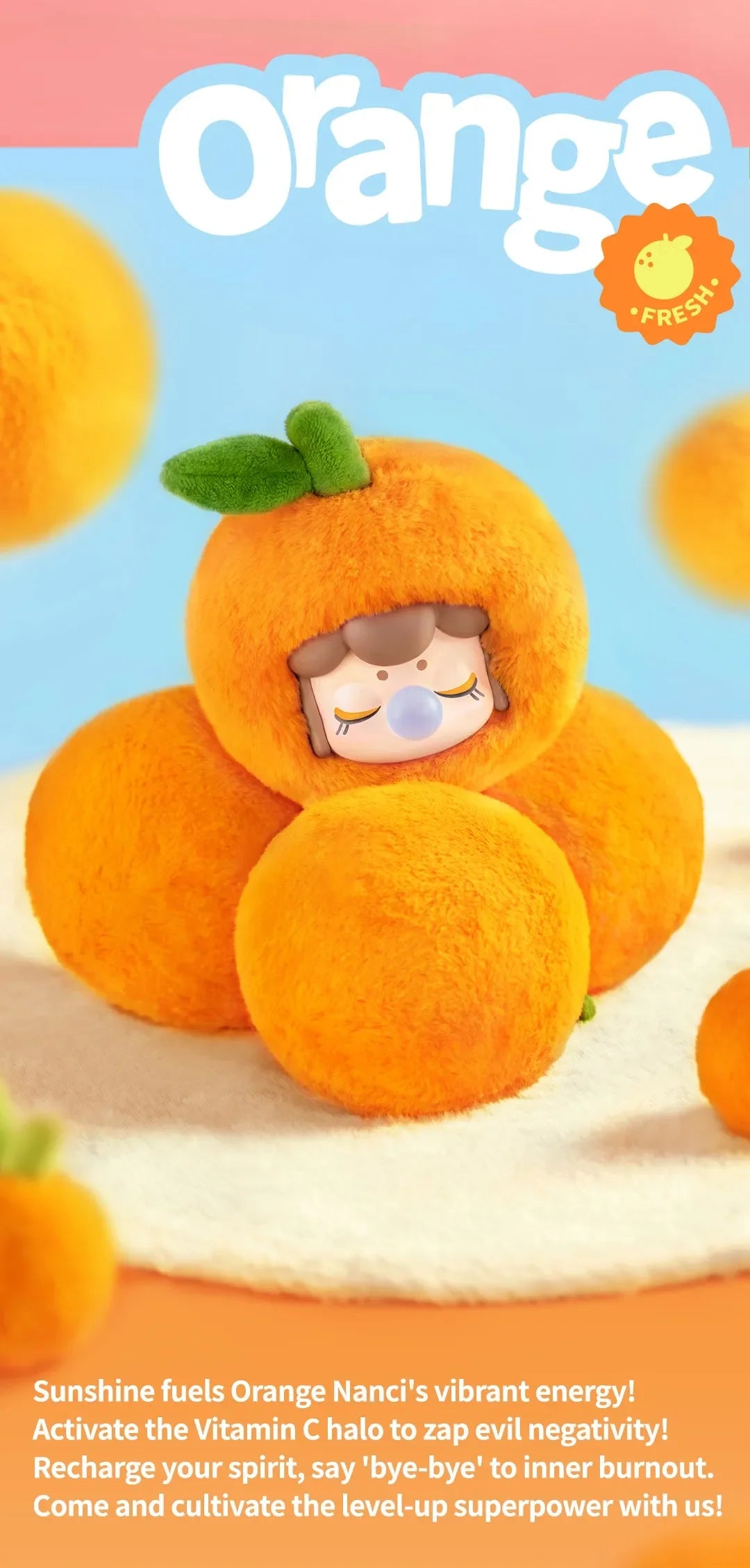Rolife Nanci Fruit Mood Series Blind Box Plush Figures