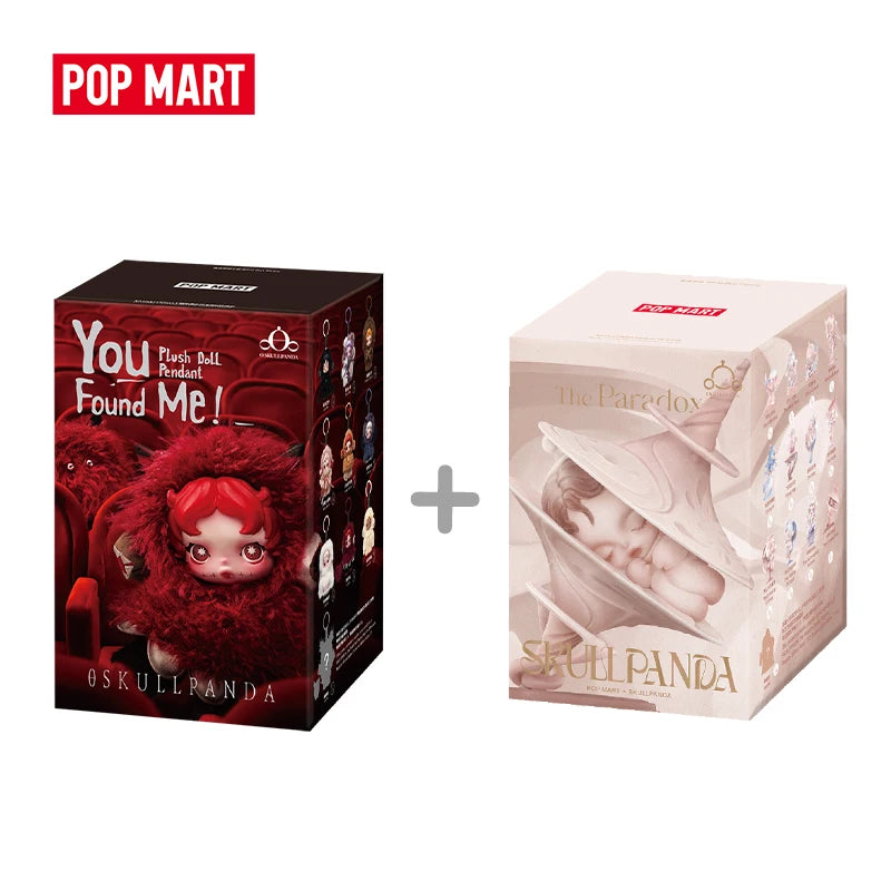 POP MART Skullpanda Combo You Found Me + Paradox Blind Box POP MART Skullpanda Combo You Found Me + Paradox Blind Box