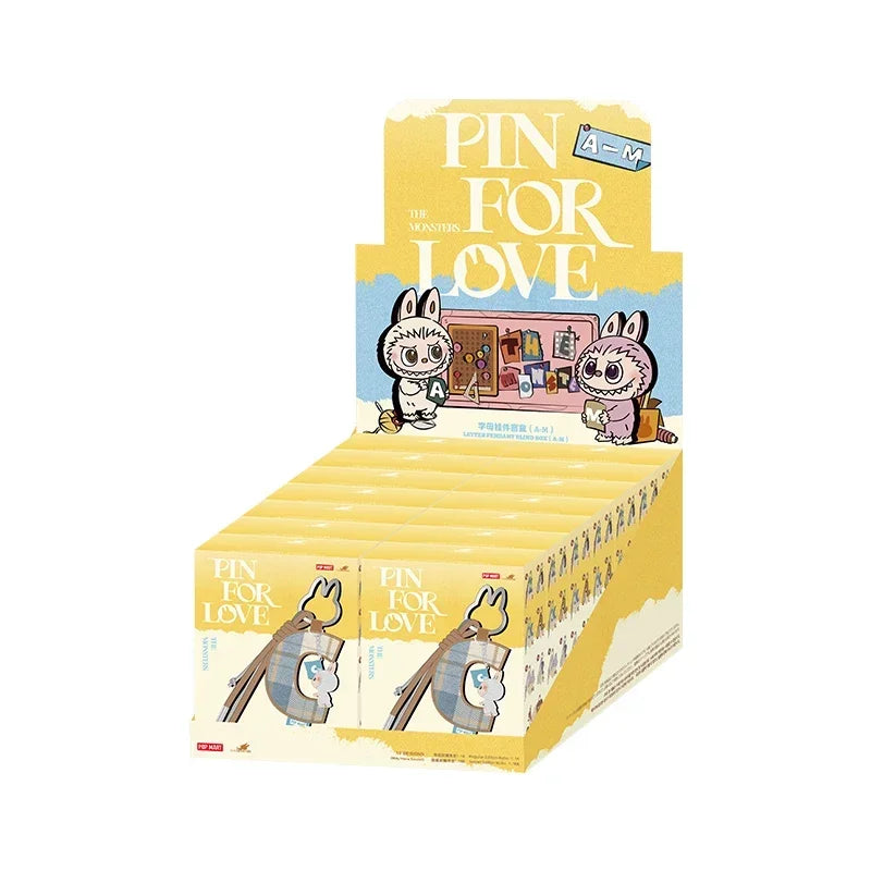 POP MART Labubu The Monsters Pin for Love Letter Pendant Blind Box (Pre-Order)