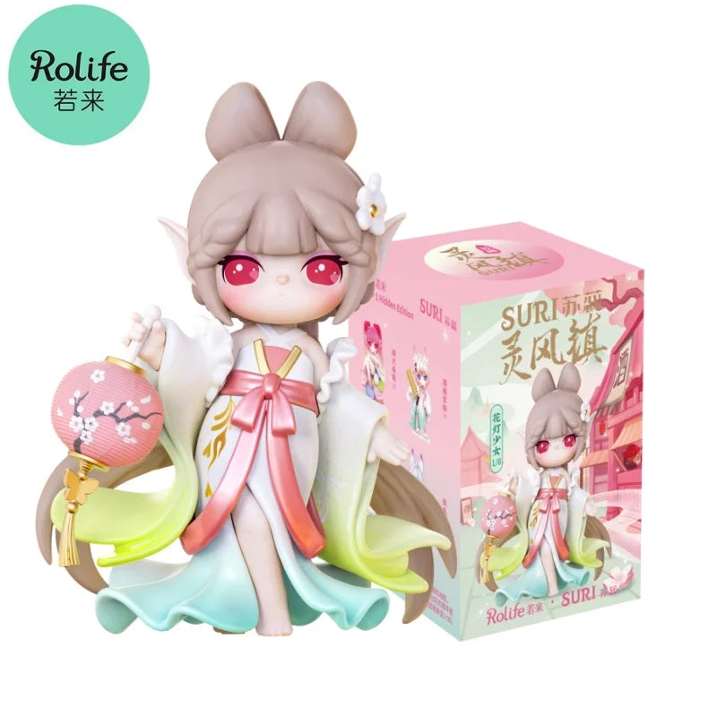 Rolife Robotime Rolife Suri Lingfeng Town Series Blind Box Dolls Action Figure Surprise Box Lady Toys-SJXX0 blind box vinyl f