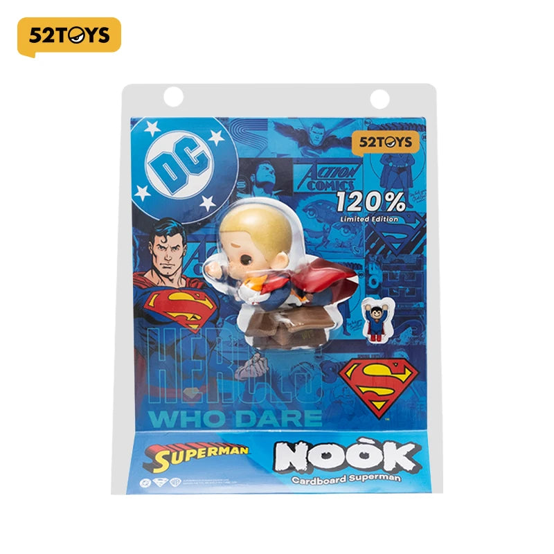 52TOYS NOOK 120% Limited Edition Cardboard Superman Figure