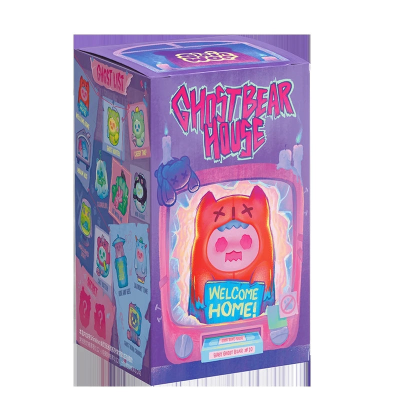 Finding Unicorn ShinWoo Ghost Bear House Series Blind Box – Kawaii Mystery Figures