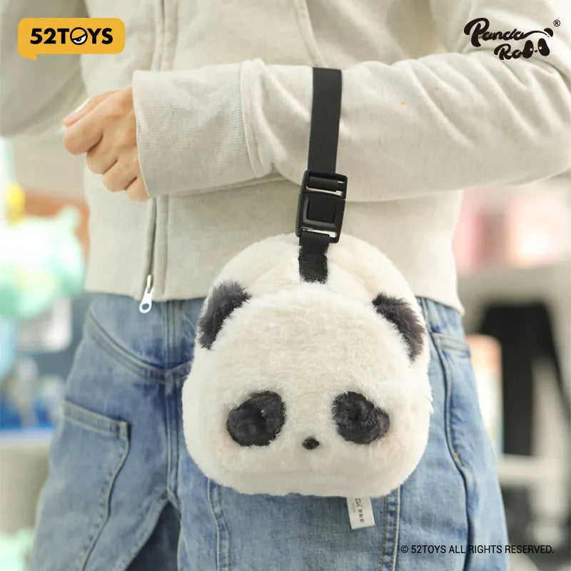 52TOYS Panda Roll Plush Crossbody Bag