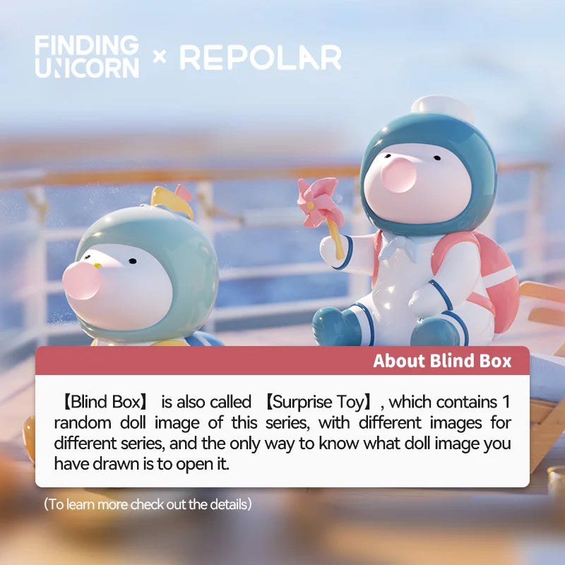Finding Unicorn REPOLAR Wonderful Summer Trip Series Blind Box – Collectible Mystery Figures