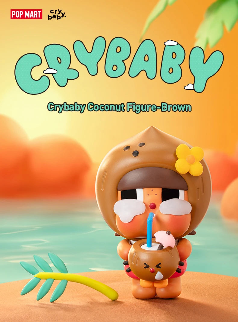 POP MART Crybaby Coconut Brown Figure Limited Edition