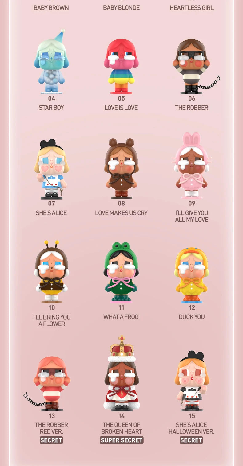 POP MART CRYBABY Crying Again Series Blind Box Figures