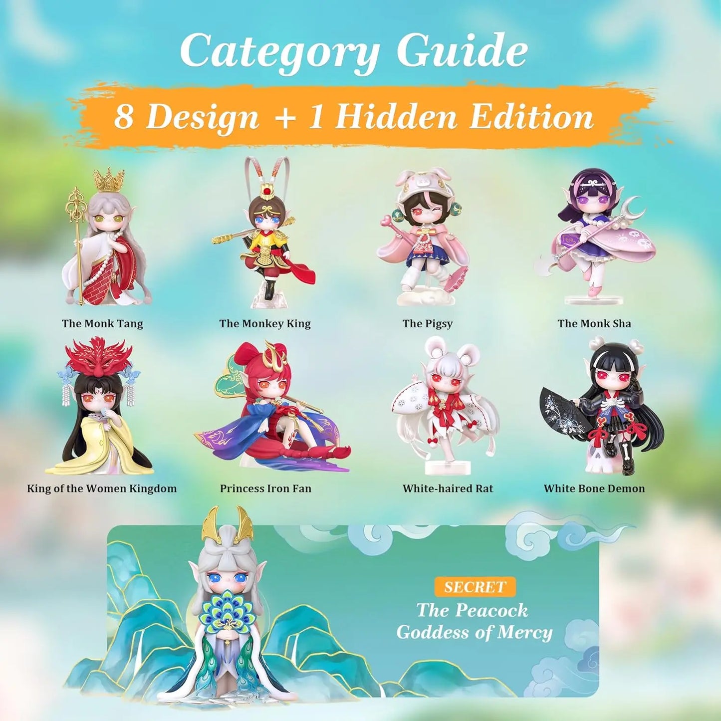 Rolife Suri Journey to the West Series Blind Box – Collectible Anime Figures