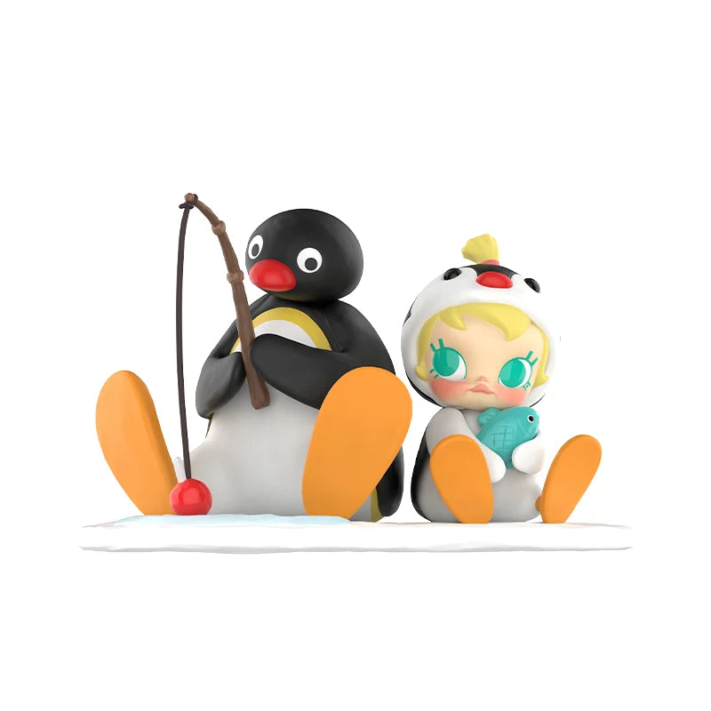 POP MART Baby Molly × PINGU Fishing Time Collectible Figure