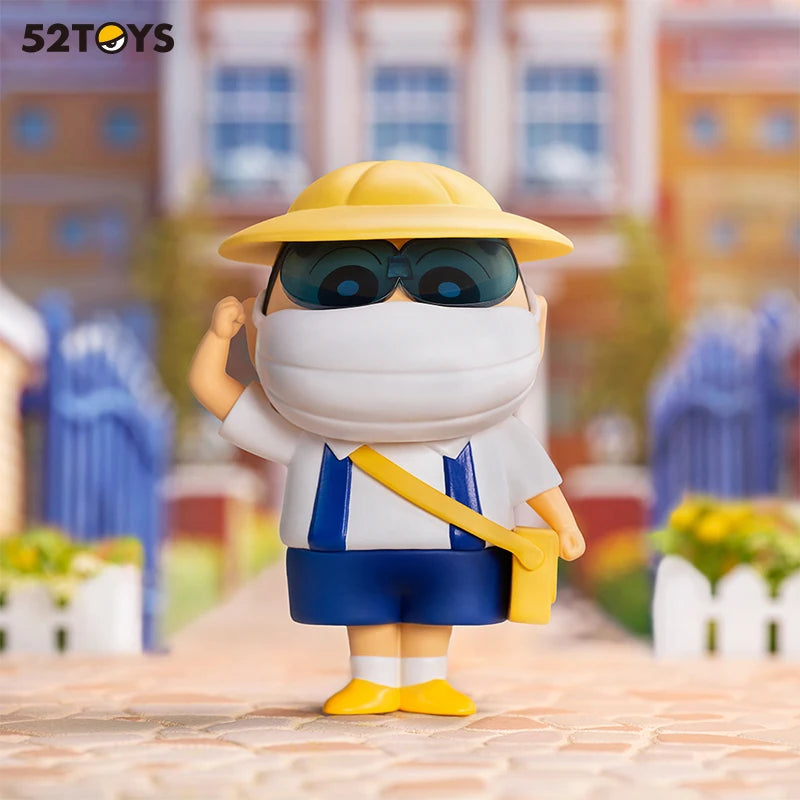 52TOYS Crayon Shin-chan Funny Cosplay Blind Box Mystery Collectible Figures