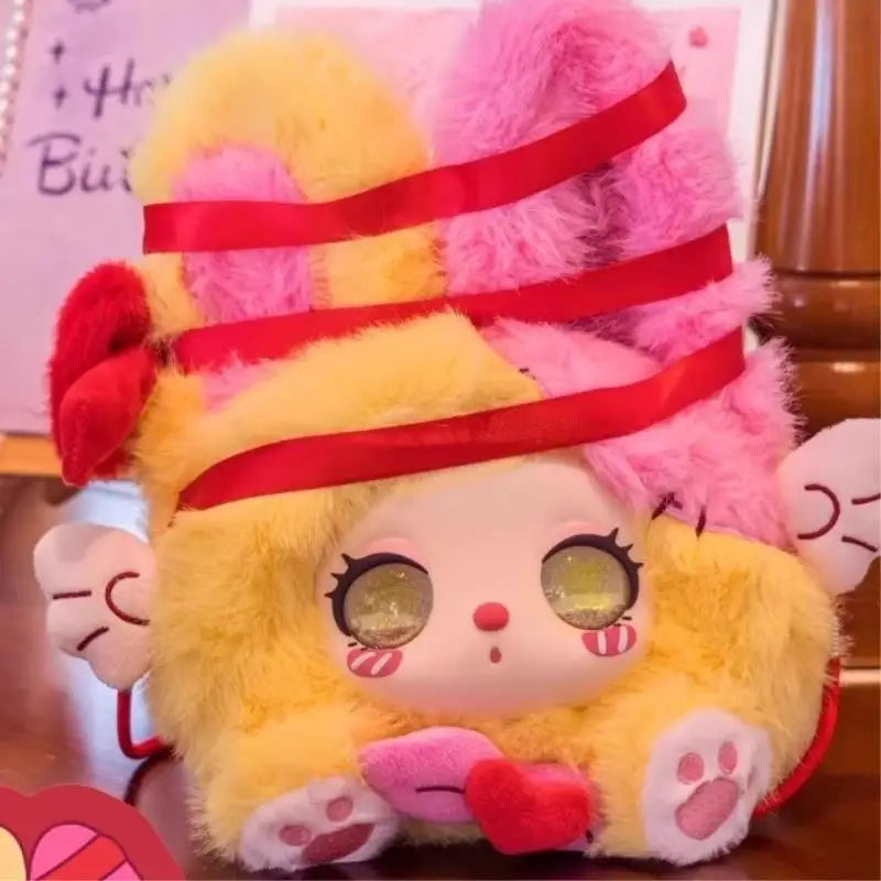 Liila's Marshmallow Bunny Bag Series Blind Box Cute Plush Doll Crossbody Bag Surprise Mystery Box Trendy Toy Customized Gifts
