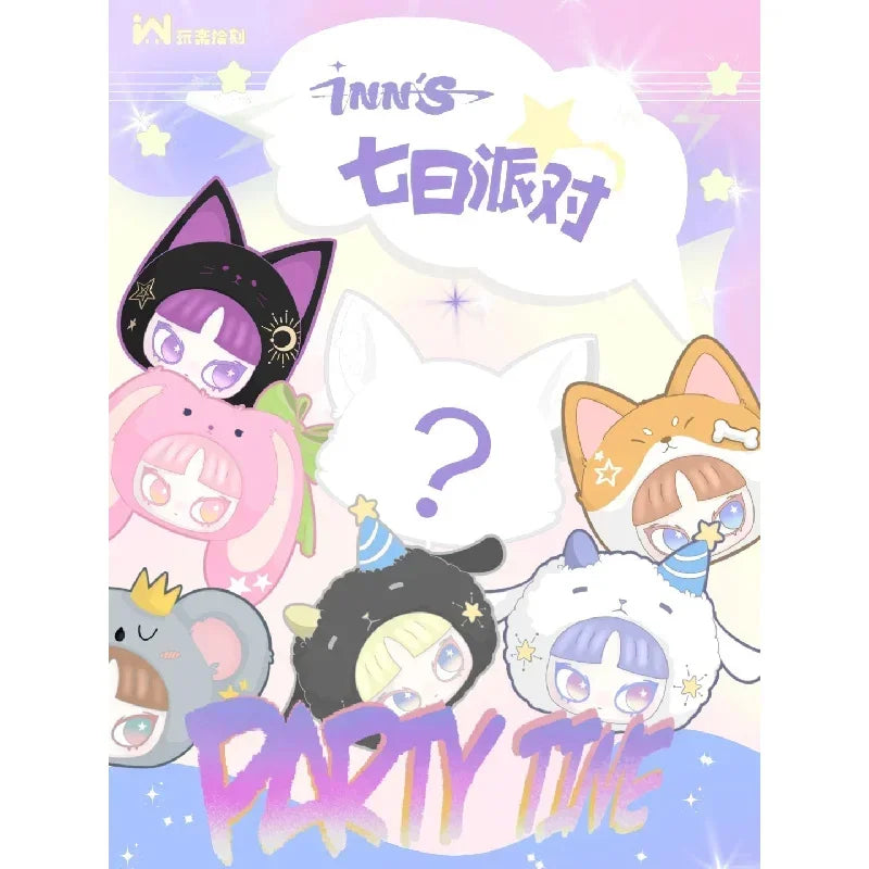 INN’S LET’S PERTY Series Blind Box Mystery Anime Figure Collectible Toy
