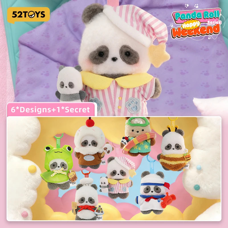 52TOYS Panda Roll Happy Weekend Blind Box Plush Collectible