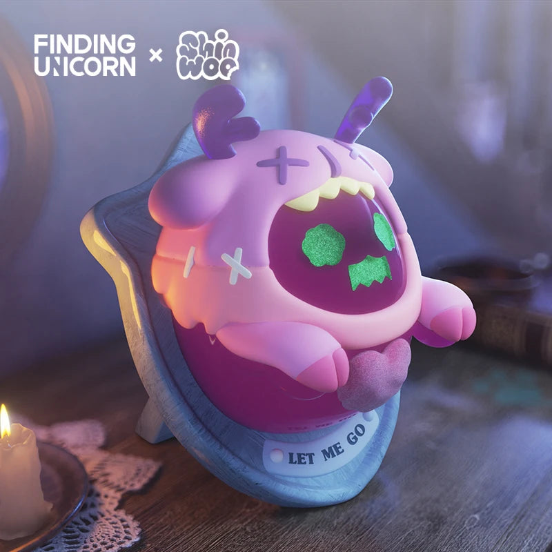 Finding Unicorn ShinWoo Ghost Bear House Series Blind Box – Kawaii Mystery Figures