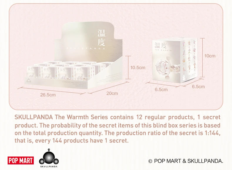 POP MART SKULLPANDA The Warmth Series Blind Box Figures