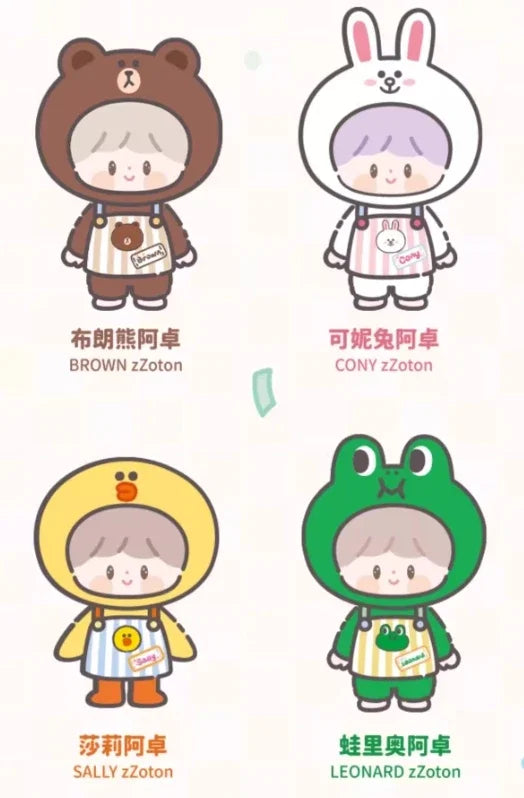 Zzoton My Best Friends Series Blind Box Mystery Anime Figure Collectible Toy