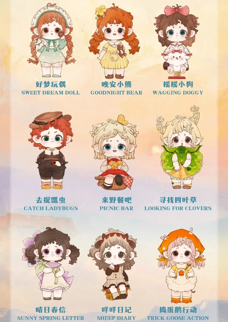 Heyone Fur Fur Today Mood Sunny Series Blind Box Collectible Figures